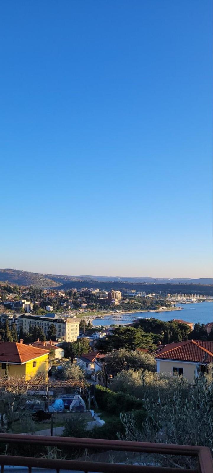 Panoramic View Near The Beach In Portotoz+P Lejlighed Portorož Eksteriør billede