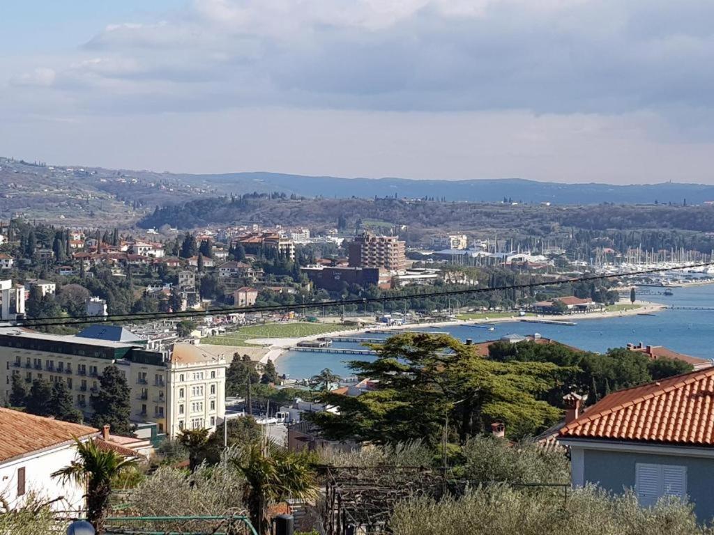 Panoramic View Near The Beach In Portotoz+P Lejlighed Portorož Eksteriør billede